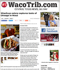 waco tribune WiseGuys eatery captures taste of chicago in waco